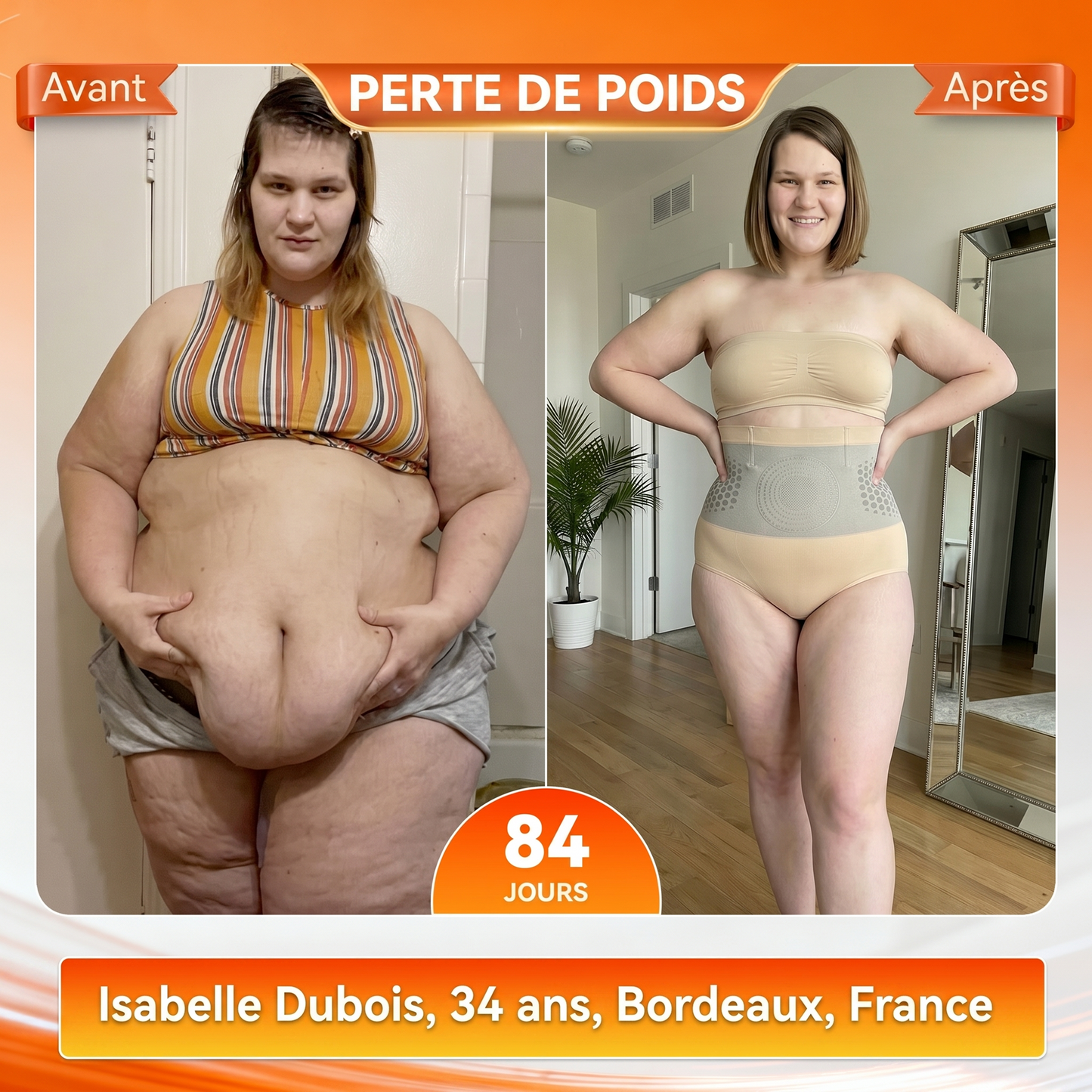 🩺Boutique Officielle | 👨‍👩‍👦👨‍👩‍👦 𝐏𝐀𝐔𝐑𝐀𝐉𝐔® 2026 Short Sculptant & Brûle-Graisses 4-en-1 aux Micro-Particules de Moringa & Berbérine-ABB8（D）