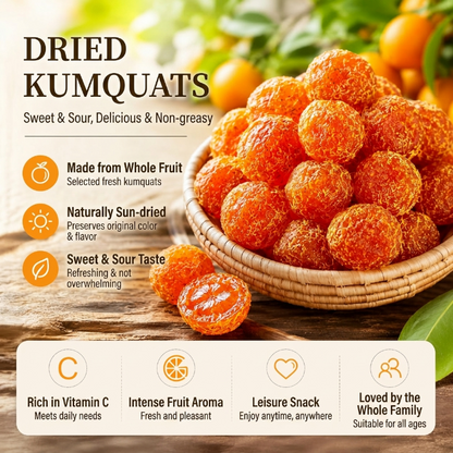 🦑Say goodbye to high-calorie guilt! 🦑Satisfy your cravings with our fiber-rich Licorice Kumquats-INT