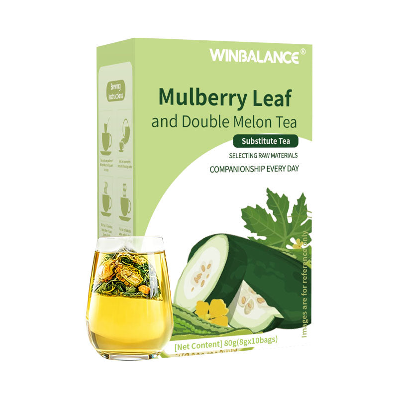 🦭Say goodbye to high-calorie guilt! 🦭🦭Mulberry Leaf & Double Melon Tea — Natural Herbal Goodness for a Lighter You-INT