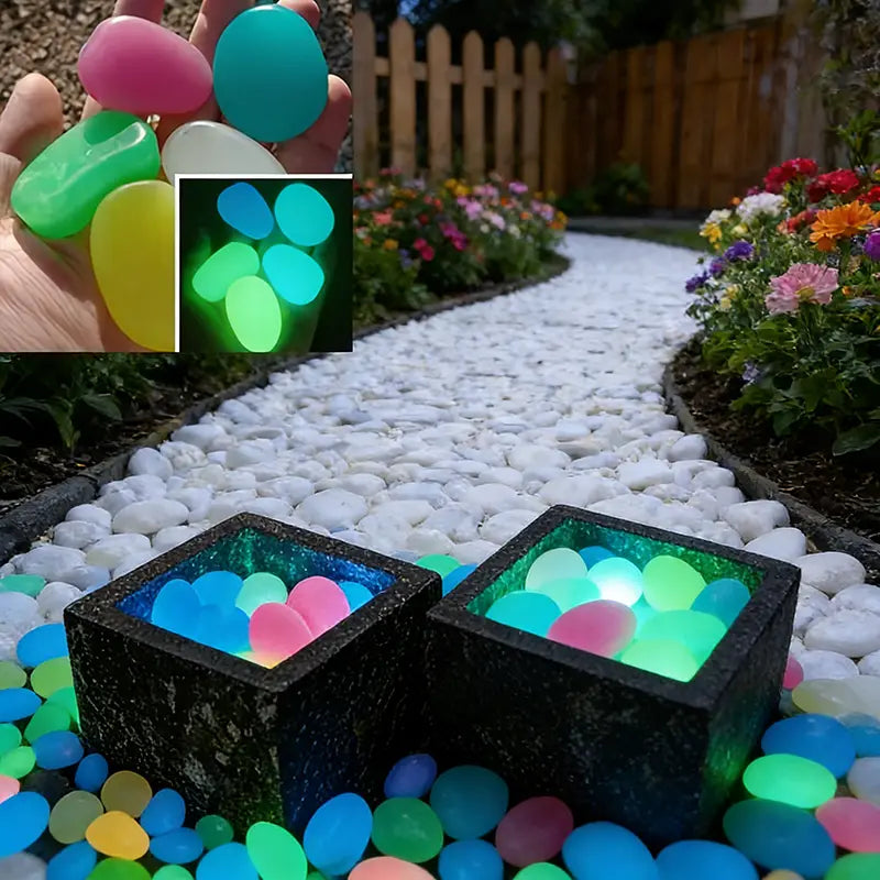 🌈Colorful Glow-in-the-Dark Pebbles-XA