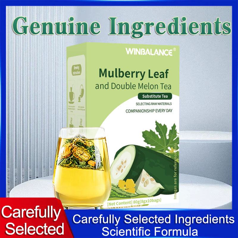 🦭Say goodbye to high-calorie guilt! 🦭🦭Mulberry Leaf & Double Melon Tea — Natural Herbal Goodness for a Lighter You-INT