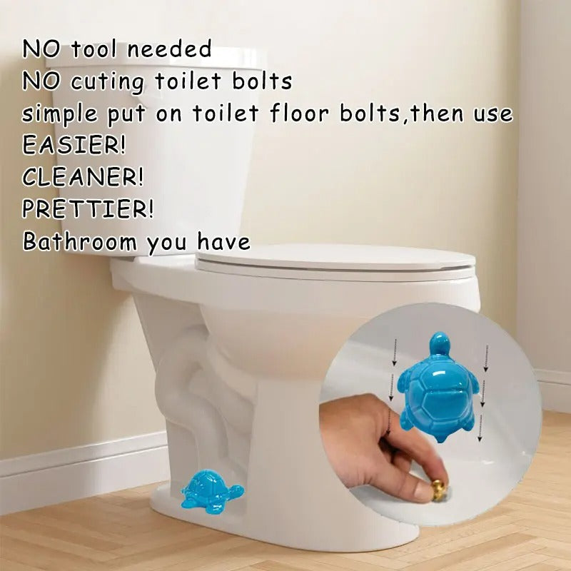 💰🔥Buy 1 Get 1 Free🎁2 Pcs Ceramic Bird Toilet Floor Bolt Caps,Cute Bird Toilet Screw Caps Decorative-ABB8