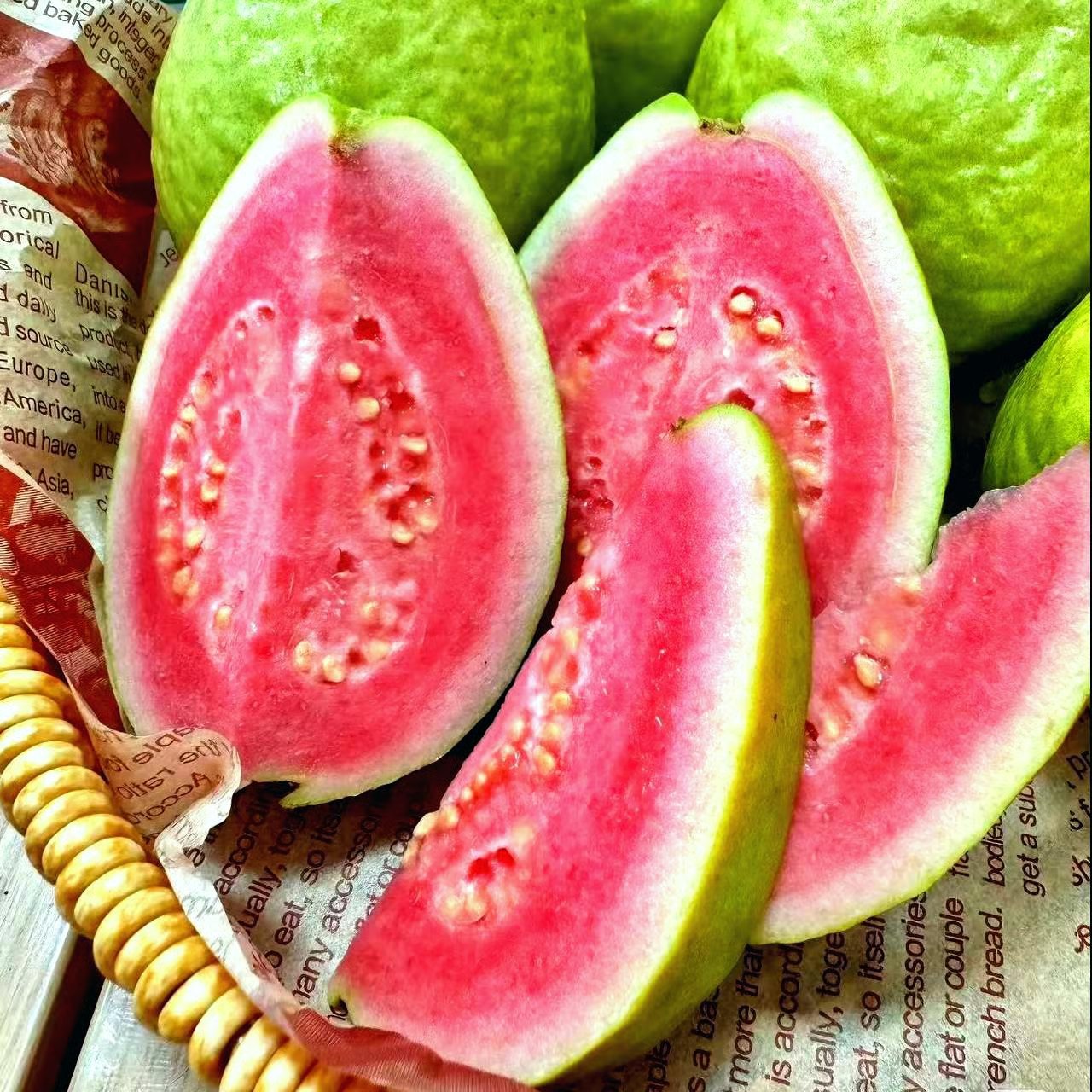 🎉(Nueva cosecha) Semillas de guayaba rosa orgánica | 🌼🌼Preparadas para una alta germinación (99% de germinación)-A-XA